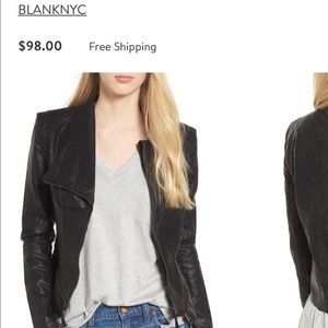 Faux Leather Jacket